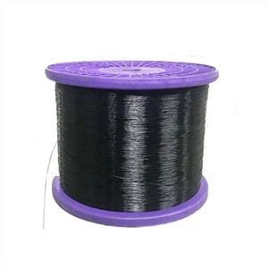 0,70MM 5 # qora fermuar tishlari neylon monofilament
